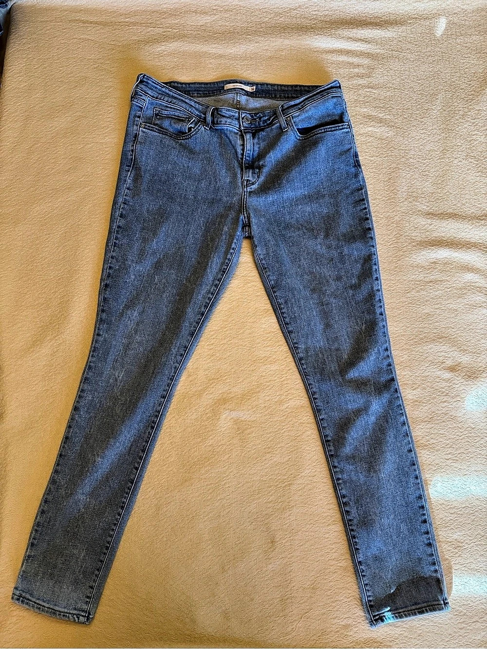 Levi's 715 Skinny Jeans Waist 32 Blue